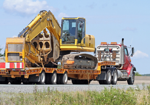 transporting construction equipment
