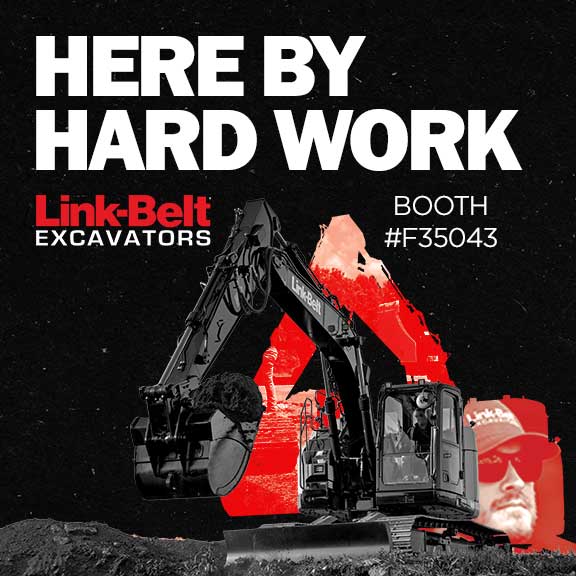 Link-Belt Excavators Here by Hard Work X4S Series