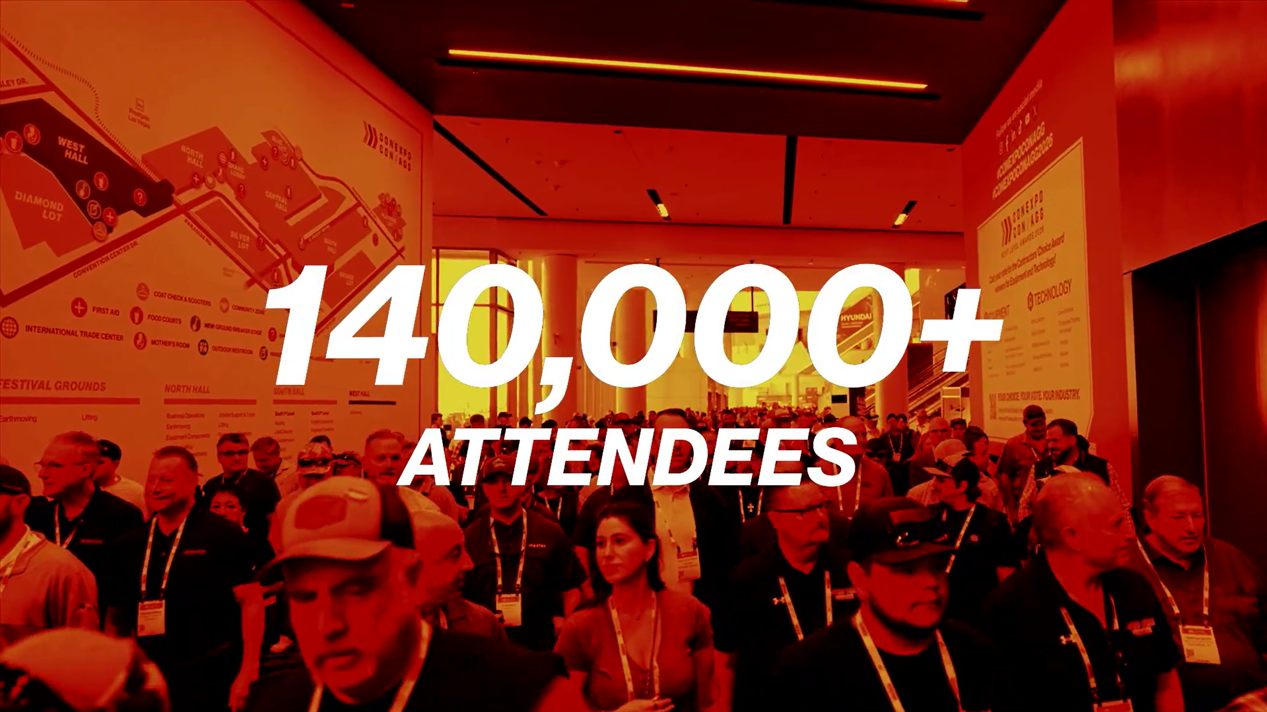 140,000+ attendees at CONEXPO-CON/AGG 2026