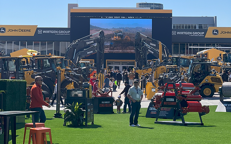 John Deere exhibit at CONEXPO-CON/AGG