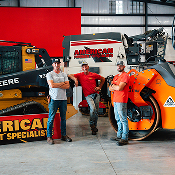 Matt Stanley and American Pavement Specialists group