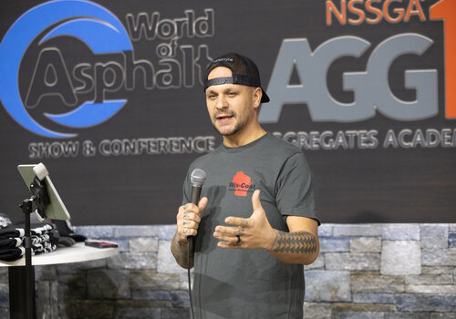Marvin J at World of Asphalt and AGG1