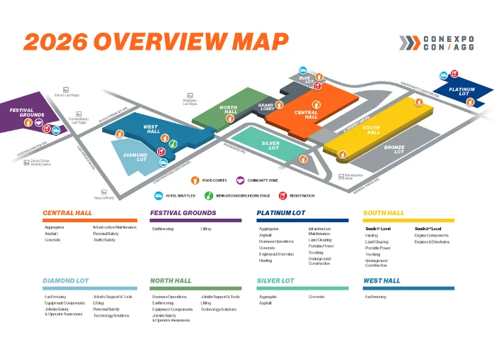 2026 Show Overview Map Floor Plan