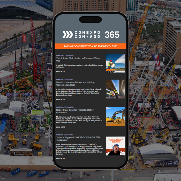 CONEXPO-CON/AGG Newsletter Sign Up Phone