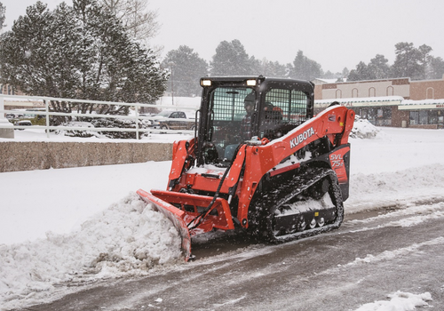 Kubota construction equipment winter