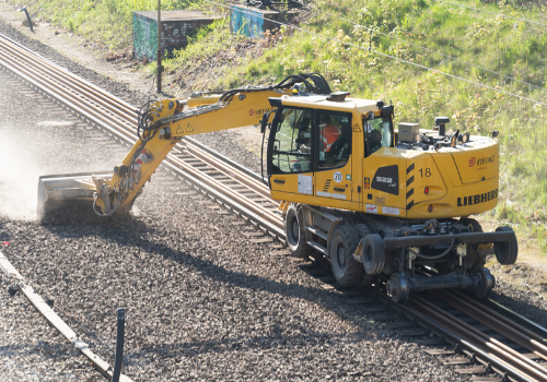 Liebherr excavator