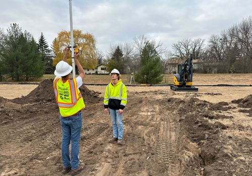 Big Lake High School students learning careers in construction 