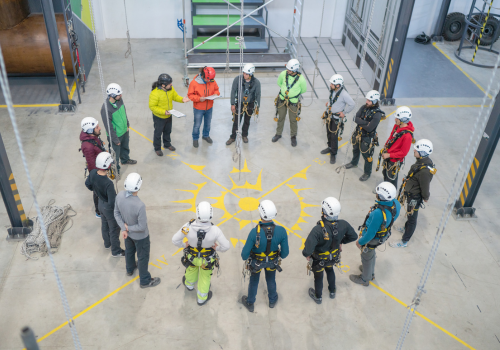 Group of workers engaged in meeting