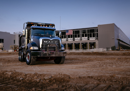 Mack Trucks jobsite dump trucks
