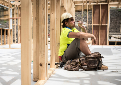 stay hydrated construction