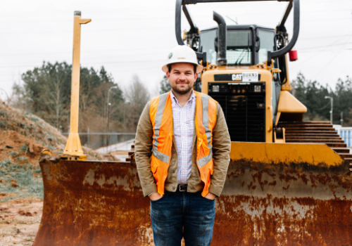 Nic Parish, Vice President of Operations and Contracting at Burns Dirt Construction