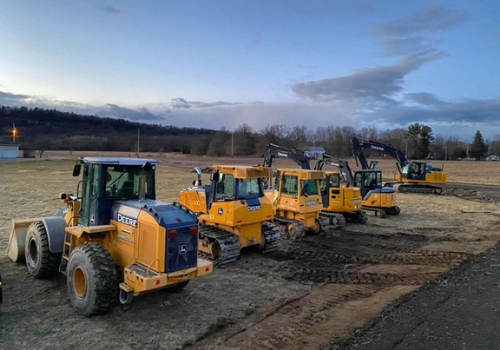 John Deere construction equipment