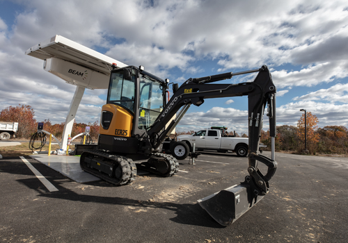 Volvo Construction Equipment electric mini excavator 