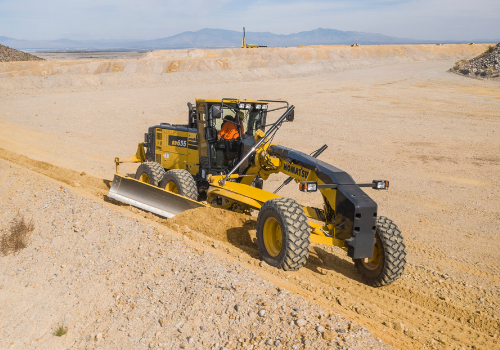 motor grader controls