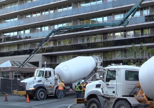 concrete pump truck