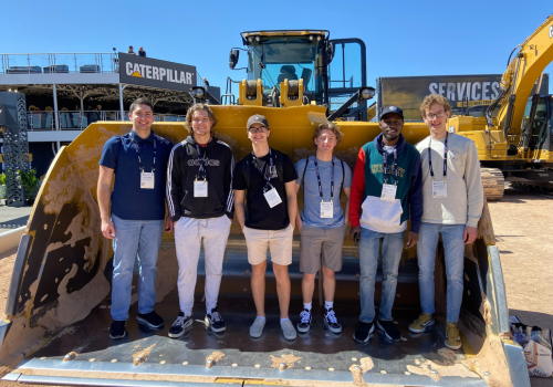 Utah Tech engineering students at CONEXPO-CON/AGG 2023