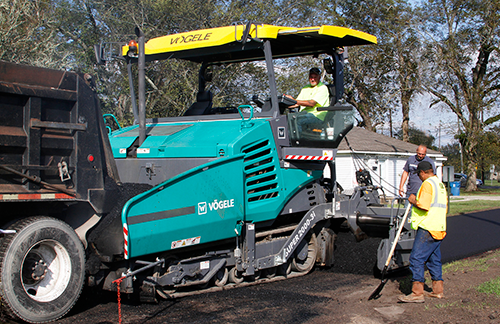 Vogele Asphalt Paver