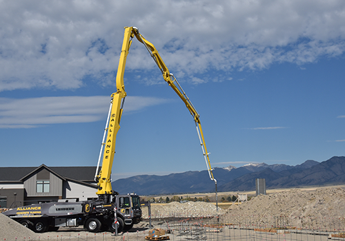 Liebherr concrete pump