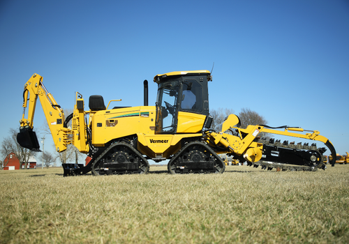 Vermeer ride-on trencher